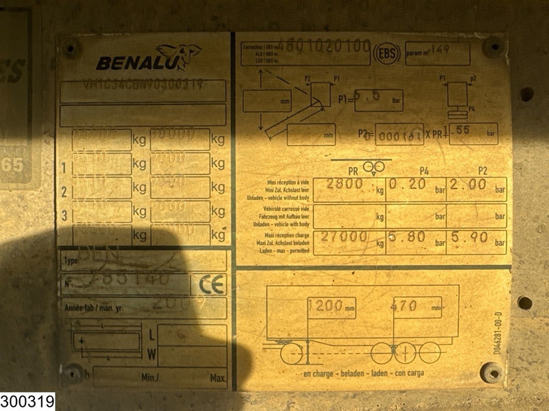 Benalu kipper - Félpótkocsi billenőplatós: 4 kép. Benalu kipper - Félpótkocsi billenőplatós: 4 kép.