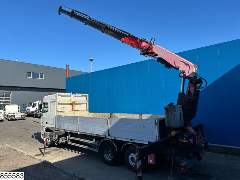 DAF XF 410 6x2, Fassi, Retarder, Remote - Platós teherautó, Darus autó: 4 kép. DAF XF 410 6x2, Fassi, Retarder, Remote - Platós teherautó, Darus autó: 4 kép.
