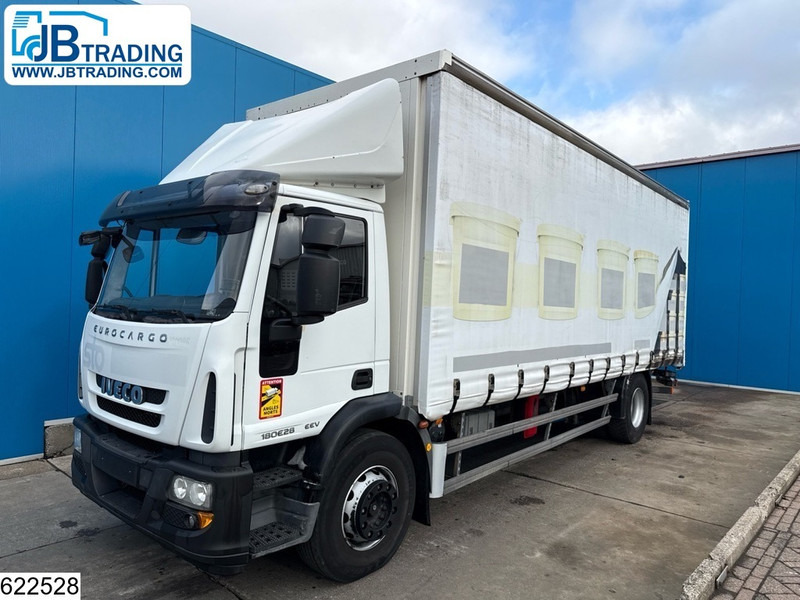 Iveco Eurocargo 180E28 EURO 5 EEV, Dhollandia - Ponyvás teherautó: 1 kép. Iveco Eurocargo 180E28 EURO 5 EEV, Dhollandia - Ponyvás teherautó: 1 kép.