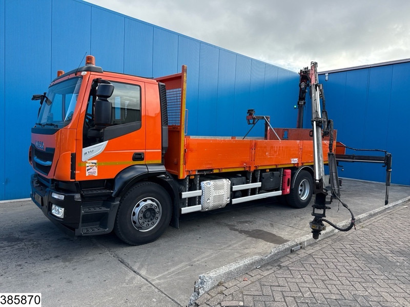 Iveco Stralis 310 EURO 6, Palfinger, Remote, Steel - Platós teherautó, Darus autó: 2 kép. Iveco Stralis 310 EURO 6, Palfinger, Remote, Steel - Platós teherautó, Darus autó: 2 kép.
