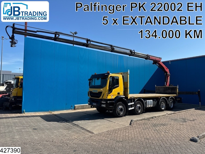 Iveco X-Way 480 8X4, EURO 6D, Retarder, Palfinger - Platós teherautó, Darus autó: 1 kép. Iveco X-Way 480 8X4, EURO 6D, Retarder, Palfinger - Platós teherautó, Darus autó: 1 kép.