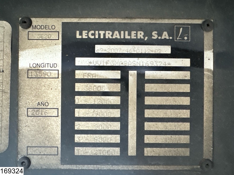Lecitrailer Koel vries Carrier Vector 1350 - Félpótkocsi hűtős: 4 kép. Lecitrailer Koel vries Carrier Vector 1350 - Félpótkocsi hűtős: 4 kép.