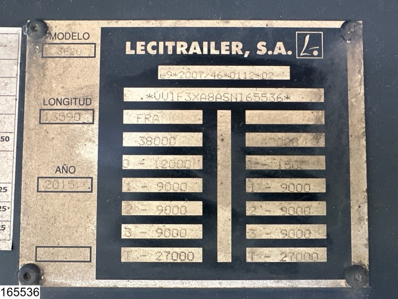 Lecitrailer Koel vries Carrier Vector 1950 MT , 2 Koelunits, Dhollandia - Félpótkocsi hűtős: 4 kép. Lecitrailer Koel vries Carrier Vector 1950 MT , 2 Koelunits, Dhollandia - Félpótkocsi hűtős: 4 kép.