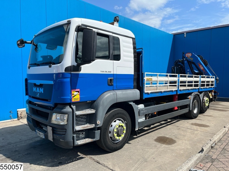 MAN TGS 26 360 6x4, EURO 5, PM, Remote, Hydrodrive - Platós teherautó, Darus autó: 2 kép. MAN TGS 26 360 6x4, EURO 5, PM, Remote, Hydrodrive - Platós teherautó, Darus autó: 2 kép.