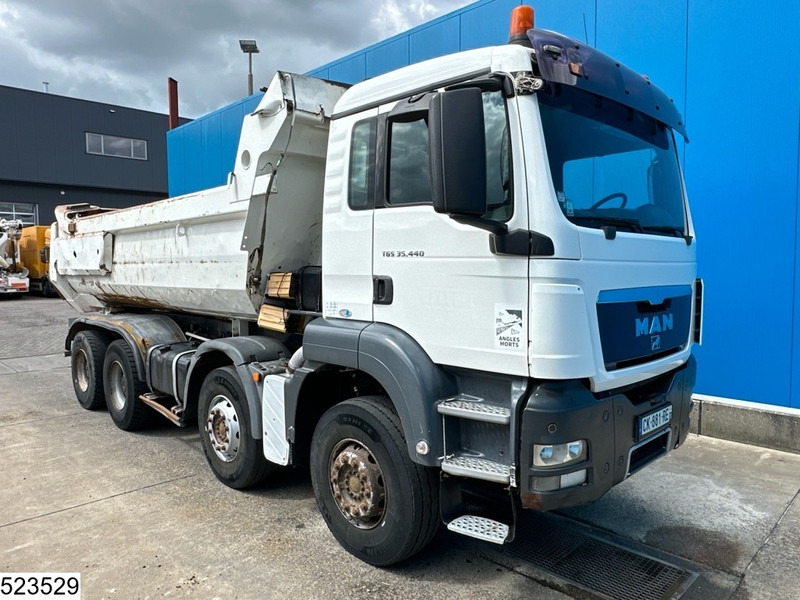 MAN TGS 35 440 8x4, Retarder, Steelsuspension, Hub reduction - Billenőplatós teherautó: 3 kép. MAN TGS 35 440 8x4, Retarder, Steelsuspension, Hub reduction - Billenőplatós teherautó: 3 kép.