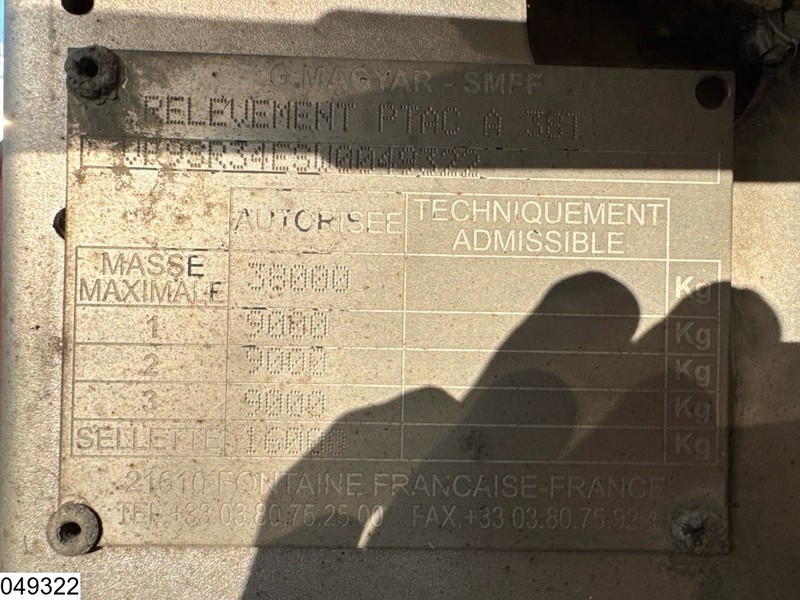 Magyar Food 30000 Liter, 5 Comp - Tartályos félpótkocsi: 4 kép. Magyar Food 30000 Liter, 5 Comp - Tartályos félpótkocsi: 4 kép.