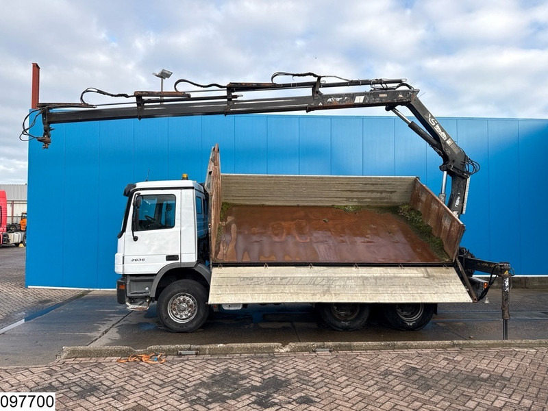 Mercedes-Benz Actros 2636 6x4, EURO 3, HIAB, Telligent 16 - Billenőplatós teherautó, Darus autó: 3 kép. Mercedes-Benz Actros 2636 6x4, EURO 3, HIAB, Telligent 16 - Billenőplatós teherautó, Darus autó: 3 kép.