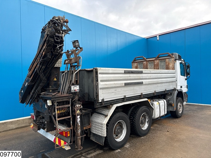 Mercedes-Benz Actros 2636 6x4, EURO 3, HIAB, Telligent 16 - Billenőplatós teherautó, Darus autó: 2 kép. Mercedes-Benz Actros 2636 6x4, EURO 3, HIAB, Telligent 16 - Billenőplatós teherautó, Darus autó: 2 kép.