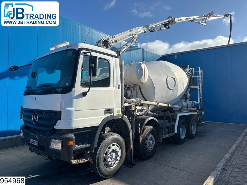 Mercedes-Benz Actros 3236 8x4, EURO 3, SCHWING, Steel suspension - Betonpumpa: 1 kép. Mercedes-Benz Actros 3236 8x4, EURO 3, SCHWING, Steel suspension - Betonpumpa: 1 kép.
