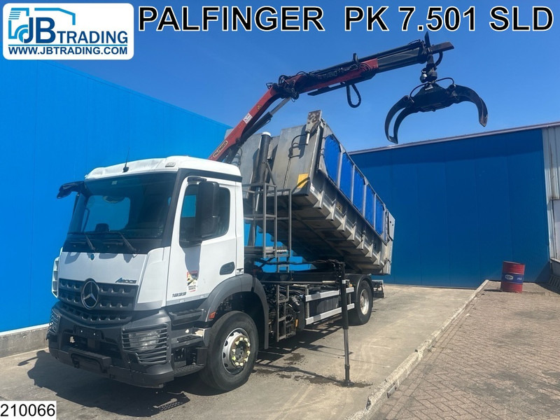 Mercedes-Benz Arocs 1833 EURO 6, Kipper, Palfinger - Billenőplatós teherautó, Darus autó: 1 kép. Mercedes-Benz Arocs 1833 EURO 6, Kipper, Palfinger - Billenőplatós teherautó, Darus autó: 1 kép.