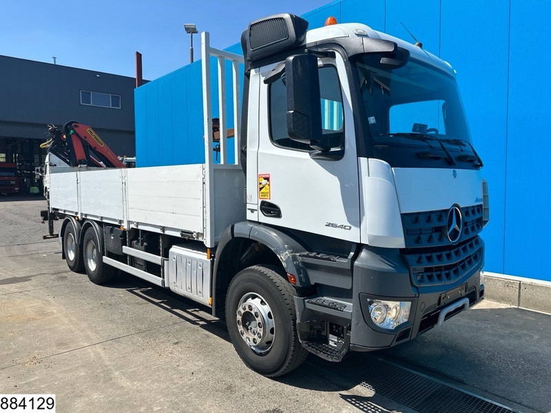 Mercedes-Benz Arocs 2640 6X4, EURO 6, Steel suspension, Retarder - Platós teherautó, Darus autó: 3 kép. Mercedes-Benz Arocs 2640 6X4, EURO 6, Steel suspension, Retarder - Platós teherautó, Darus autó: 3 kép.