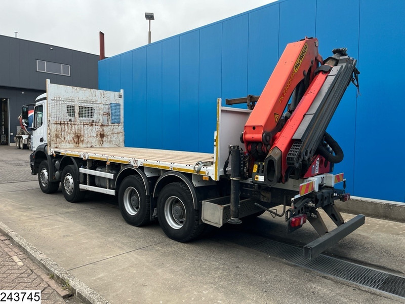 Mercedes-Benz Arocs 3240 8X4, EURO 6, Steel suspension, Palfinger - Platós teherautó, Darus autó: 2 kép. Mercedes-Benz Arocs 3240 8X4, EURO 6, Steel suspension, Palfinger - Platós teherautó, Darus autó: 2 kép.