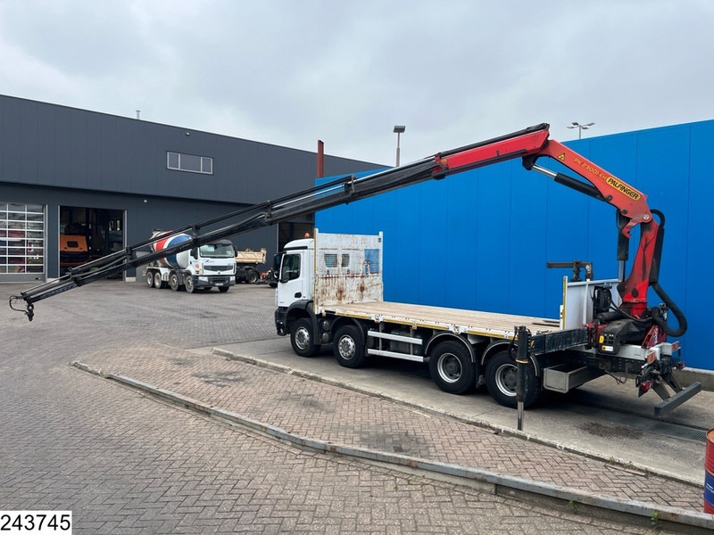 Mercedes-Benz Arocs 3240 8X4, EURO 6, Steel suspension, Palfinger - Platós teherautó, Darus autó: 4 kép. Mercedes-Benz Arocs 3240 8X4, EURO 6, Steel suspension, Palfinger - Platós teherautó, Darus autó: 4 kép.