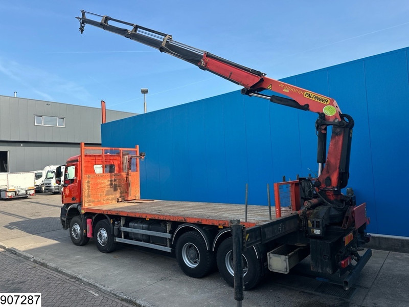 Mercedes-Benz Arocs 3240 8X4, EURO 6, Steel suspension, Palfinger - Platós teherautó, Darus autó: 4 kép. Mercedes-Benz Arocs 3240 8X4, EURO 6, Steel suspension, Palfinger - Platós teherautó, Darus autó: 4 kép.