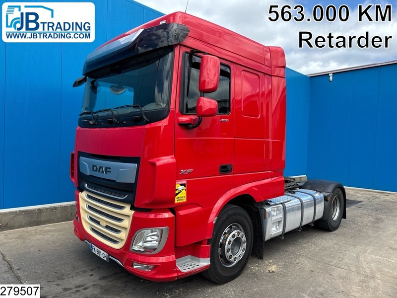 DAF XF 480 EURO 6D, Retarder, PTO, Standairco - Nyergesvontató: 1 kép. DAF XF 480 EURO 6D, Retarder, PTO, Standairco - Nyergesvontató: 1 kép.