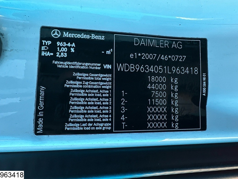 Nyergesvontató Mercedes-Benz Actros 1843 EURO 6, Retarder, Lohr, Standairco: 7 kép.