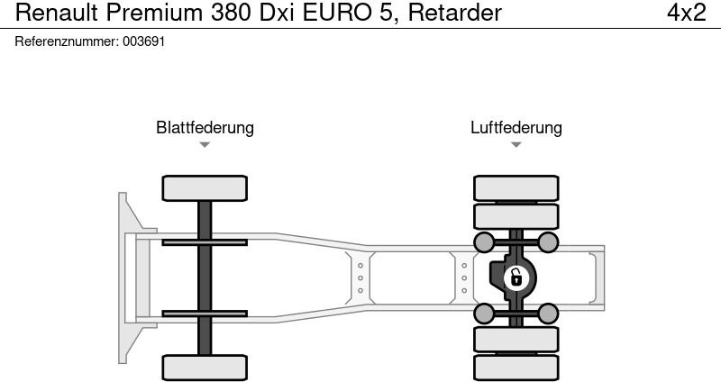 Nyergesvontató Renault Premium 380 Dxi EURO 5, Retarder: 13 kép. Nyergesvontató Renault Premium 380 Dxi EURO 5, Retarder: 13 kép.