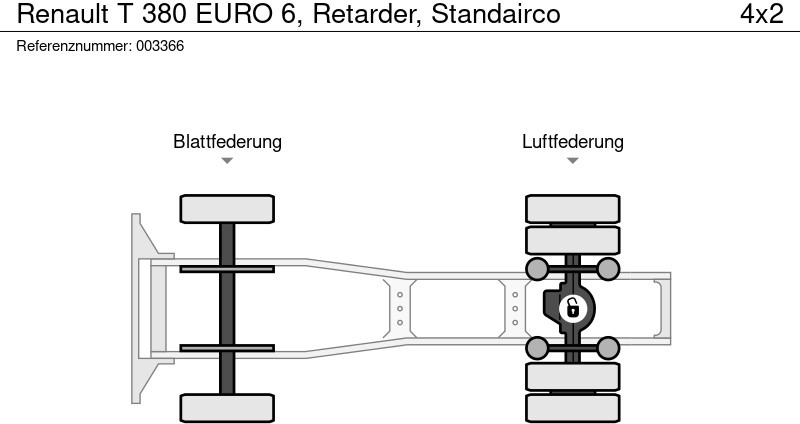 Nyergesvontató Renault T 380 EURO 6, Retarder, Standairco: 13 kép. Nyergesvontató Renault T 380 EURO 6, Retarder, Standairco: 13 kép.