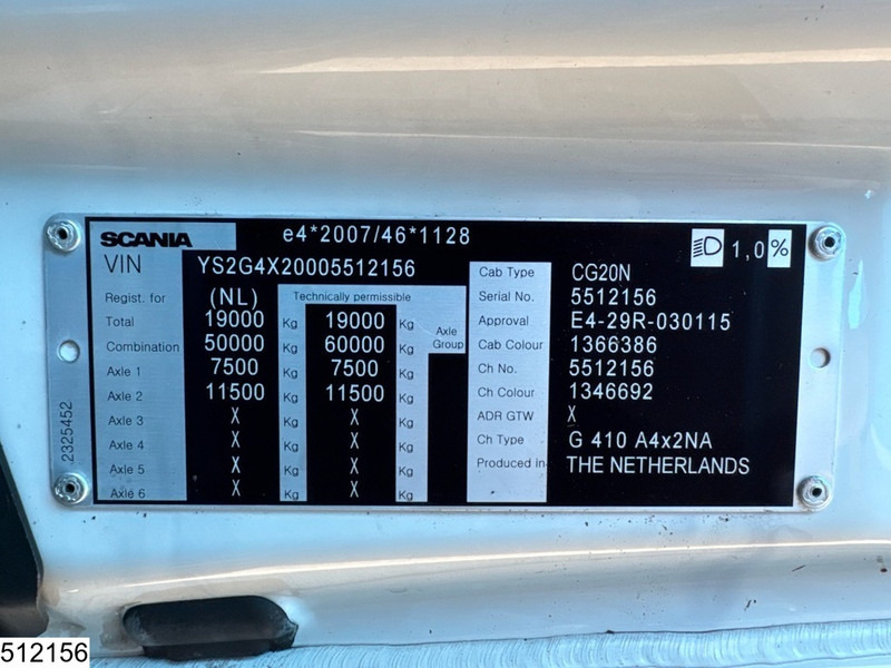Nyergesvontató Scania G 410 EURO 6: 7 kép. Nyergesvontató Scania G 410 EURO 6: 7 kép.