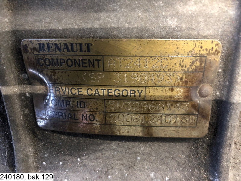 Renault AT2412C, Automatic, Retarder - Sebességváltó: 3 kép. Renault AT2412C, Automatic, Retarder - Sebességváltó: 3 kép.