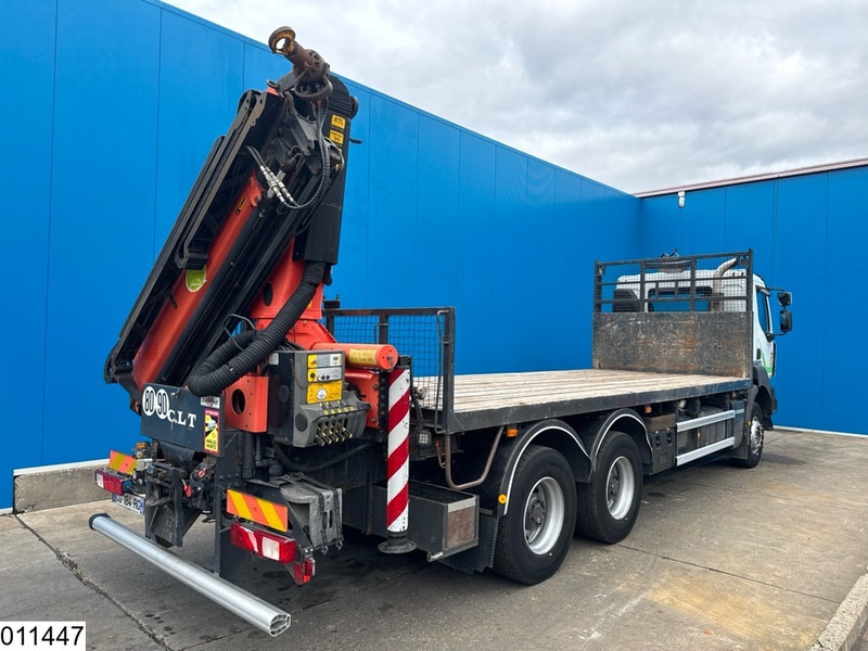 Renault Kerax 380 Dxi 6X4, EURO 5, Palfinger, Manual - Platós teherautó, Darus autó: 2 kép. Renault Kerax 380 Dxi 6X4, EURO 5, Palfinger, Manual - Platós teherautó, Darus autó: 2 kép.