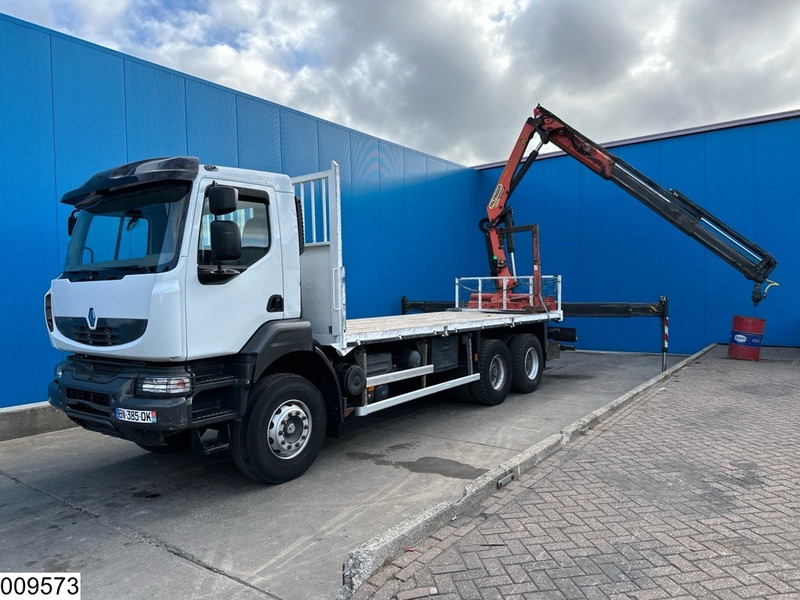 Renault Kerax 380 Dxi 6X4, EURO 6, Retarder, Palfinger, Remote - Platós teherautó, Darus autó: 2 kép. Renault Kerax 380 Dxi 6X4, EURO 6, Retarder, Palfinger, Remote - Platós teherautó, Darus autó: 2 kép.