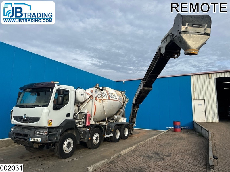Renault Kerax 410 Dxi 8x4, EURO 4, 9m3, Steel suspension, Remote - Betonmixer: 1 kép. Renault Kerax 410 Dxi 8x4, EURO 4, 9m3, Steel suspension, Remote - Betonmixer: 1 kép.