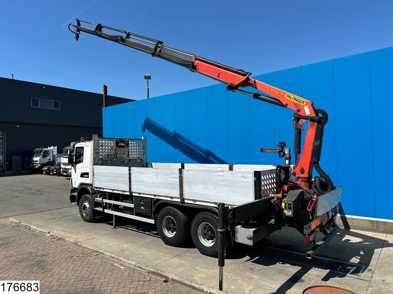 Scania G 440 6X4, EURO 6, Retarder, Palfinger - Platós teherautó, Darus autó: 4 kép. Scania G 440 6X4, EURO 6, Retarder, Palfinger - Platós teherautó, Darus autó: 4 kép.