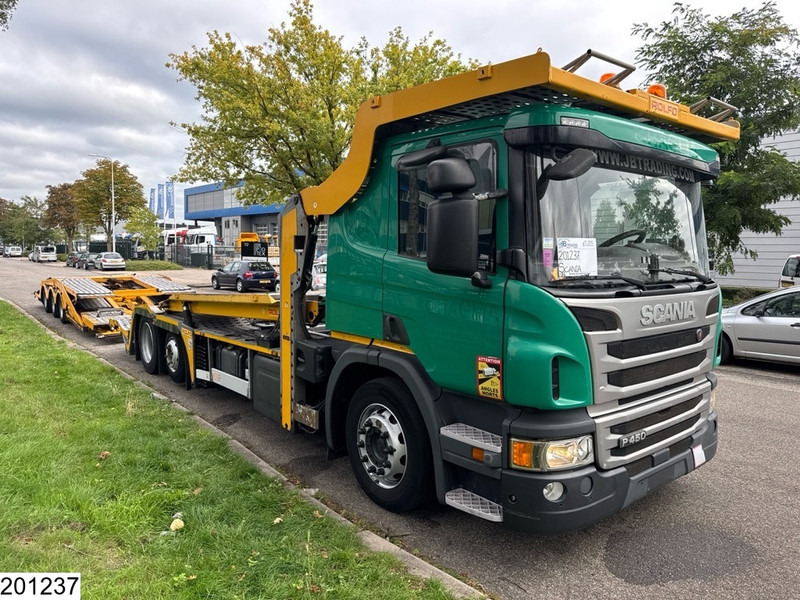 Scania P 450 6x2, EURO 6, Combi, Rolfo, Retarder - Autószállító teherautó: 3 kép. Scania P 450 6x2, EURO 6, Combi, Rolfo, Retarder - Autószállító teherautó: 3 kép.