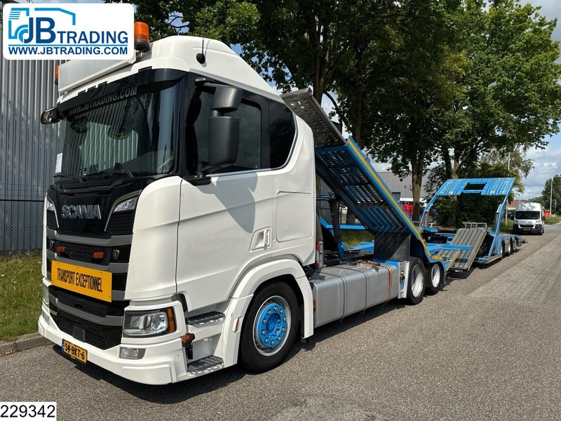 Scania R 450 6x2, EURO 6, Retarder, Standairco, Trucktransport - Autószállító teherautó: 1 kép. Scania R 450 6x2, EURO 6, Retarder, Standairco, Trucktransport - Autószállító teherautó: 1 kép.