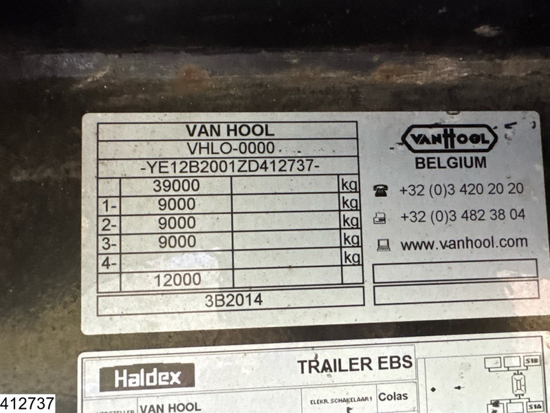 Van Hool gesloten bak - Félpótkocsi dobozos: 4 kép. Van Hool gesloten bak - Félpótkocsi dobozos: 4 kép.