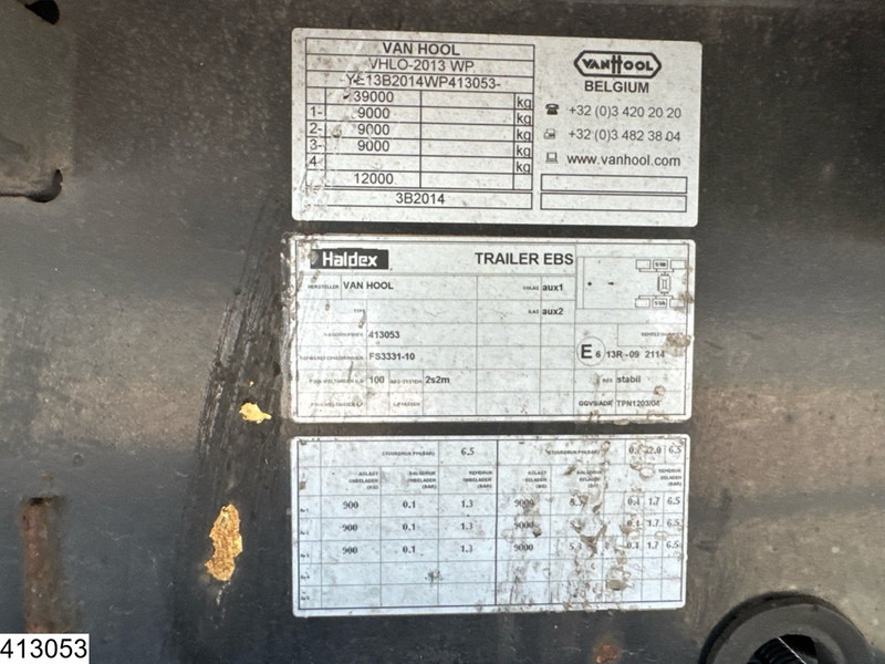 Van Hool gesloten bak - Félpótkocsi dobozos: 4 kép. Van Hool gesloten bak - Félpótkocsi dobozos: 4 kép.