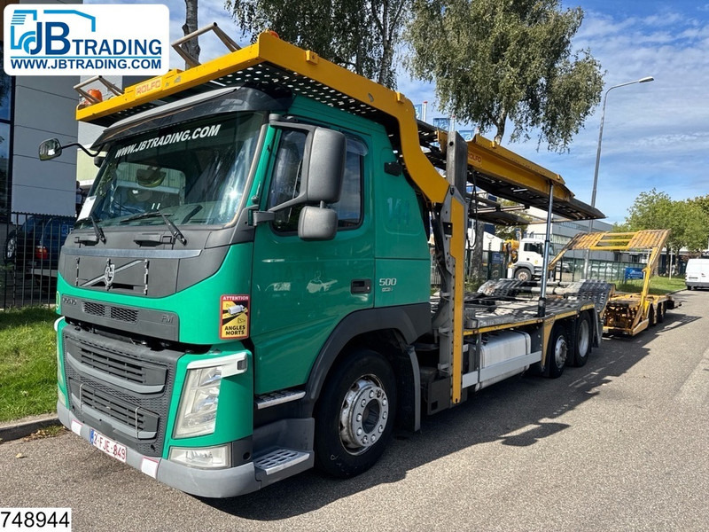 Volvo FH 500 6x2, EURO 6, Combi, Rolfo, GS Meppel - Autószállító teherautó: 1 kép. Volvo FH 500 6x2, EURO 6, Combi, Rolfo, GS Meppel - Autószállító teherautó: 1 kép.