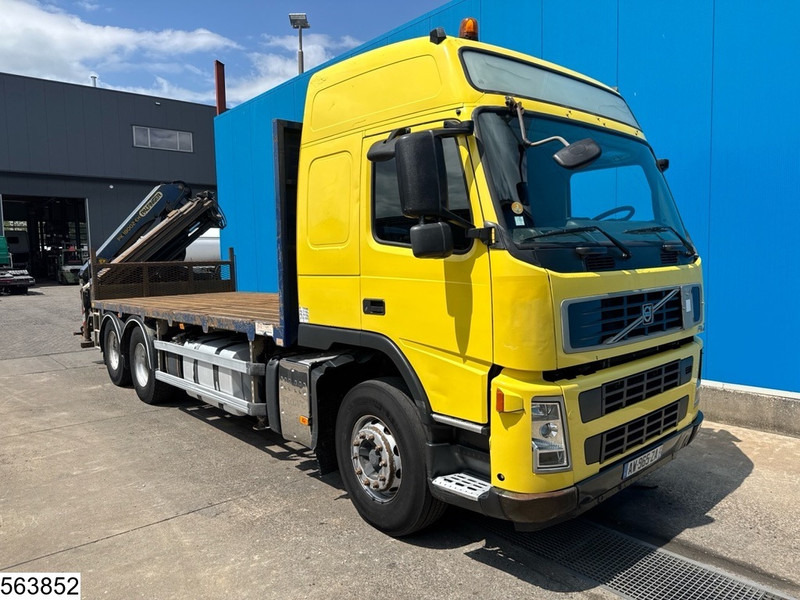 Volvo FM 420 6x2, EURO 5, Palfinger, Remote, Retarder - Platós teherautó, Darus autó: 3 kép. Volvo FM 420 6x2, EURO 5, Palfinger, Remote, Retarder - Platós teherautó, Darus autó: 3 kép.