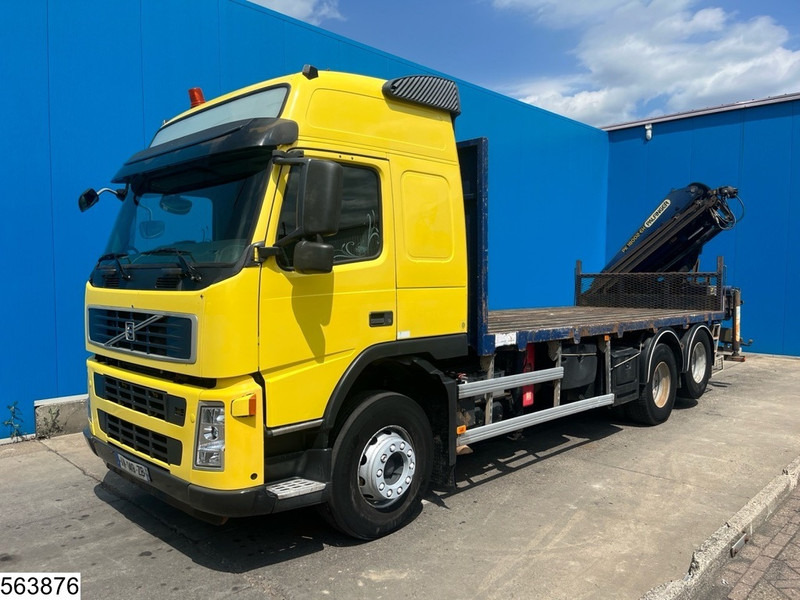 Volvo FM 420 6x2, EURO 5, Palfinger, Remote, Retarder - Platós teherautó, Darus autó: 3 kép. Volvo FM 420 6x2, EURO 5, Palfinger, Remote, Retarder - Platós teherautó, Darus autó: 3 kép.