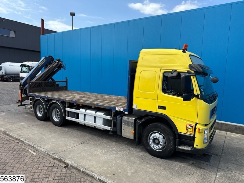 Volvo FM 420 6x2, EURO 5, Palfinger, Remote, Retarder - Platós teherautó, Darus autó: 4 kép. Volvo FM 420 6x2, EURO 5, Palfinger, Remote, Retarder - Platós teherautó, Darus autó: 4 kép.