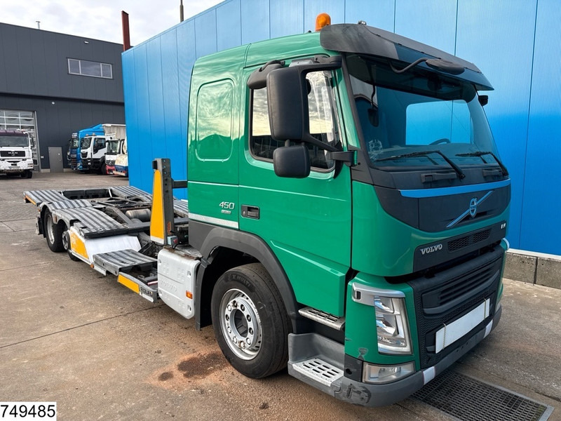 Volvo FM 450 6x2, EURO 6, Hydraulic - Autószállító teherautó: 3 kép. Volvo FM 450 6x2, EURO 6, Hydraulic - Autószállító teherautó: 3 kép.
