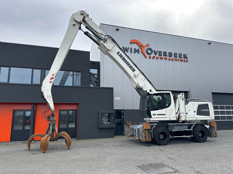 Liebherr LH 40 M Litronic Material Handler - Hulladék kotró: 1 kép. Liebherr LH 40 M Litronic Material Handler - Hulladék kotró: 1 kép.