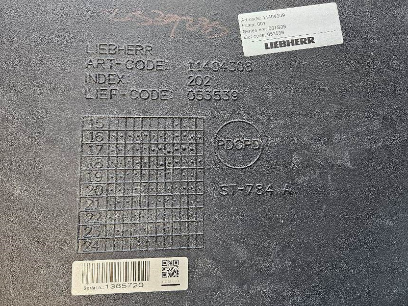 Liebherr LH40M-11404309-Hood/Haube/Kap contragewicht - Keret/ Alváz - Építőipari gépek: 5 kép. Liebherr LH40M-11404309-Hood/Haube/Kap contragewicht - Keret/ Alváz - Építőipari gépek: 5 kép.