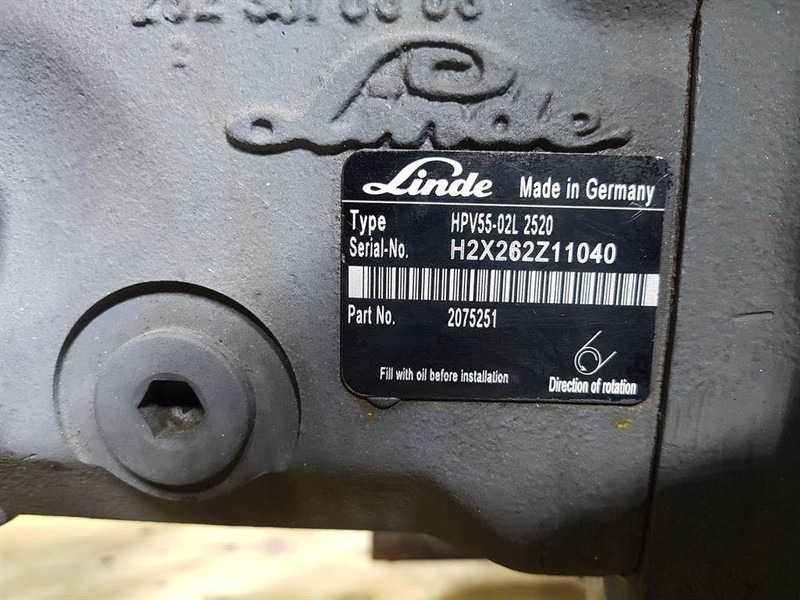 Linde HPV55-02L - Vögele - 2075251 -Drive pump/Fahrpumpe - Hidraulika: 3 kép. Linde HPV55-02L - Vögele - 2075251 -Drive pump/Fahrpumpe - Hidraulika: 3 kép.