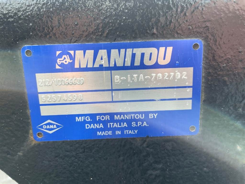 Új Tengely és alkatrészek - Építőipari gépek Manitou MLT1040-52574598-Spicer 212/10066639-Axle/Achse/As: 7 kép.