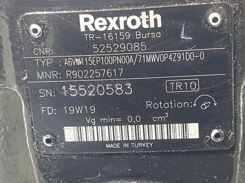 Manitou MLT630/730-52529085-A6VM115EP100PN00A-Drive motor - Hidraulika - Építőipari gépek: 4 kép. Manitou MLT630/730-52529085-A6VM115EP100PN00A-Drive motor - Hidraulika - Építőipari gépek: 4 kép.
