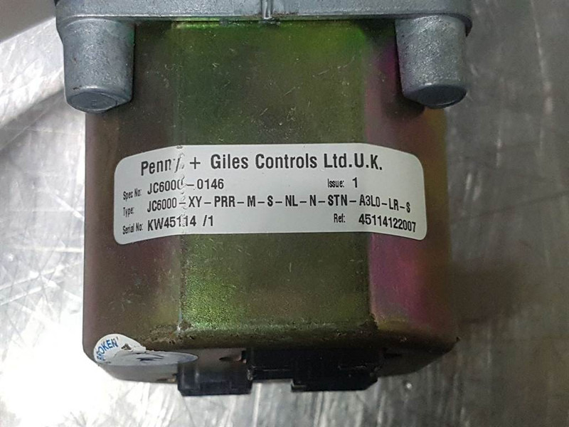 Penny + Giles Controls JC6000-Joystick/Steuergriff - Elektromos rendszer - Építőipari gépek: 5 kép. Penny + Giles Controls JC6000-Joystick/Steuergriff - Elektromos rendszer - Építőipari gépek: 5 kép.