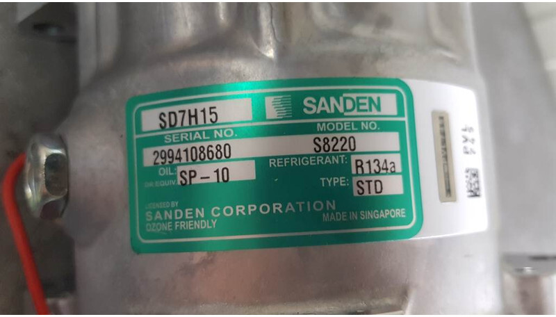 SANDEN SD7H15-S8220-Compressor/Kompressor/Aircopom - Klímakompresszor - Építőipari gépek: 3 kép. SANDEN SD7H15-S8220-Compressor/Kompressor/Aircopom - Klímakompresszor - Építőipari gépek: 3 kép.