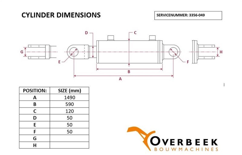 - Tilt cylinder/Kippzylinder/Nijgcilinder - Hidraulika: 4 kép. - Tilt cylinder/Kippzylinder/Nijgcilinder - Hidraulika: 4 kép.