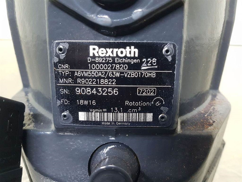 WACKER NEUSON 1000027820-Rexroth A6VM55-Drive motor/Fahrmotor - Hidraulika - Építőipari gépek: 5 kép. WACKER NEUSON 1000027820-Rexroth A6VM55-Drive motor/Fahrmotor - Hidraulika - Építőipari gépek: 5 kép.