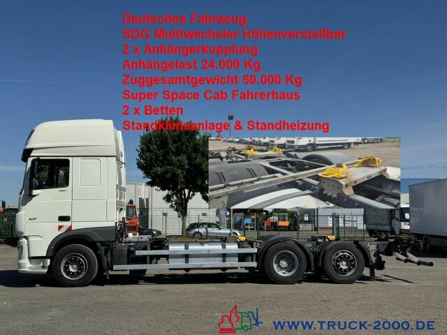 DAF 480 SSC BDF SDG Multiwechsler 2Betten Standklima - Cserefelépítményes teherautó: 1 kép. DAF 480 SSC BDF SDG Multiwechsler 2Betten Standklima - Cserefelépítményes teherautó: 1 kép.