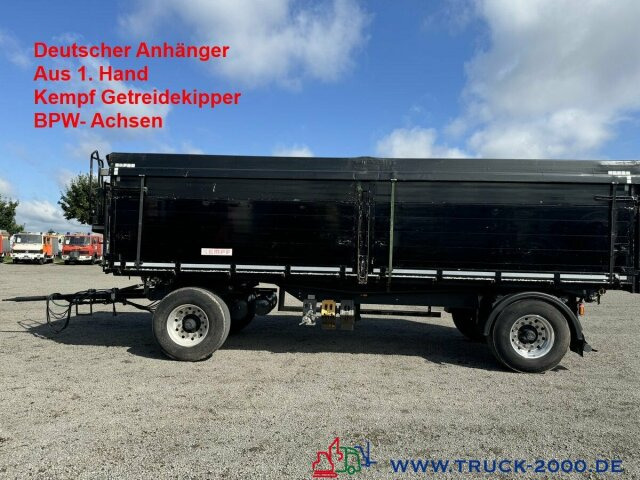Kempf Alu Getreidekipper 28m3 Deutscher Anhänger - Pótkocsi billenőplatós: 1 kép. Kempf Alu Getreidekipper 28m3 Deutscher Anhänger - Pótkocsi billenőplatós: 1 kép.