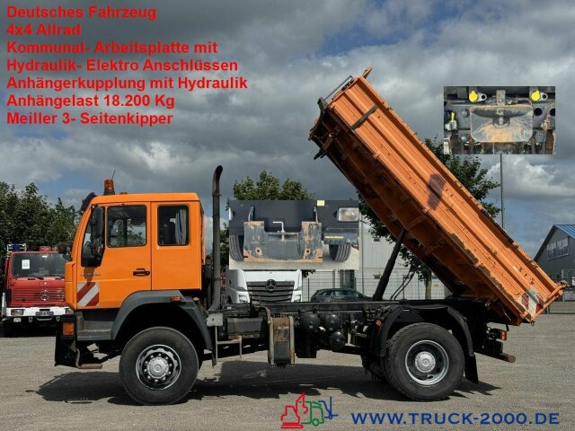 MAN LE 18.280 4x4 Winterdienst- Kommunalplatte + AHK - Billenőplatós teherautó: 1 kép. MAN LE 18.280 4x4 Winterdienst- Kommunalplatte + AHK - Billenőplatós teherautó: 1 kép.