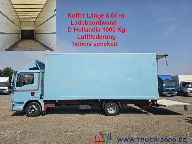 MAN TGL 8.180 Koffer Länge 6.05m LBW 3 Sitze Klima - Dobozos felépítményű teherautó: 1 kép. MAN TGL 8.180 Koffer Länge 6.05m LBW 3 Sitze Klima - Dobozos felépítményű teherautó: 1 kép.